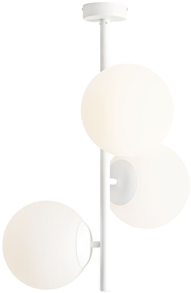 Aldex Fin lampa podsufitowa 3x15 W biała 1120PL_E_M