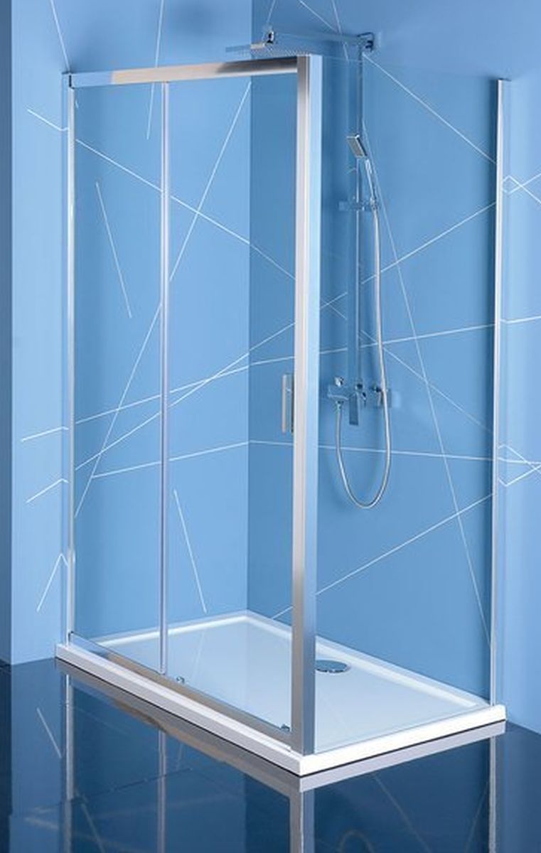 Polysan Easy Line ścianka prysznicowa 100 cm boczna chrom/szkło przezroczyste EL3415