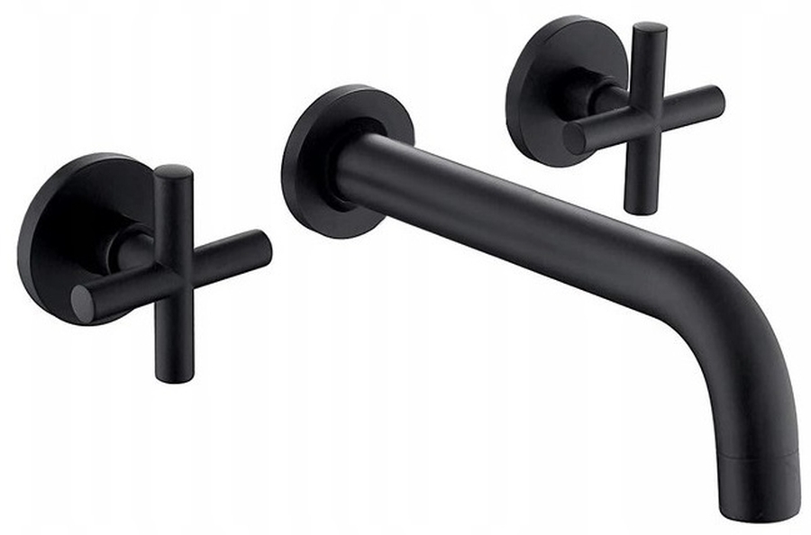 Rea Exit bateria umywalkowa podtynkowa czarny mat REA-B8000