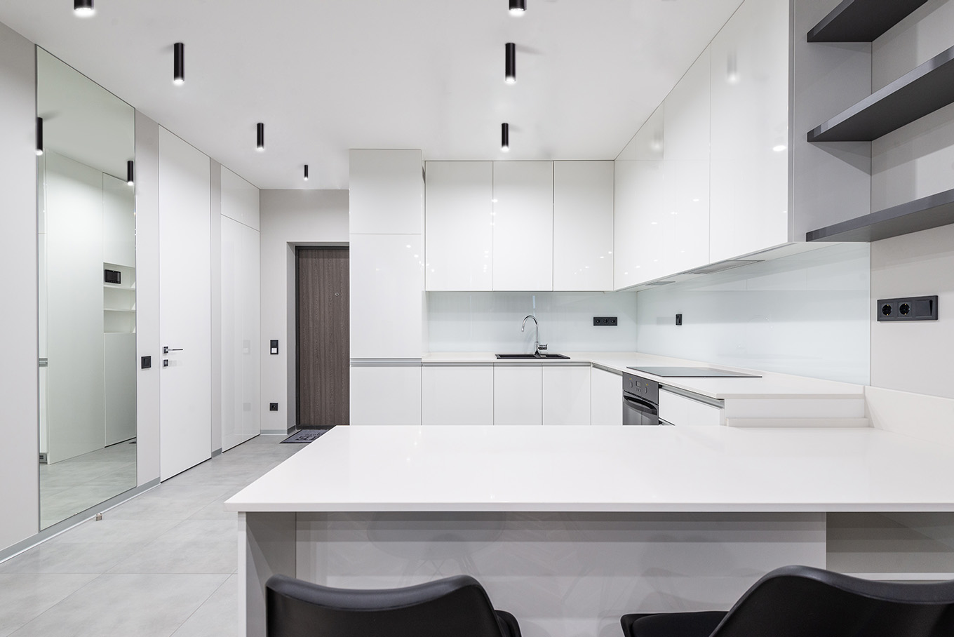 Kaja Mile Black lampa podsufitowa 1x10W LED czarna K-4405 - Wysyłka w 24h