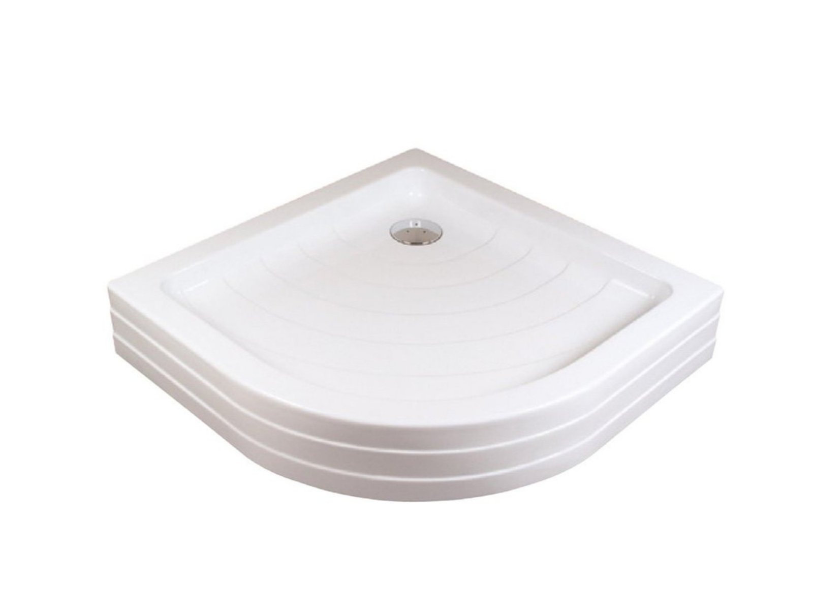 Ravak Kaskada Ronda-80 PU brodzik 80x80 cm półokrągły biały A204001120