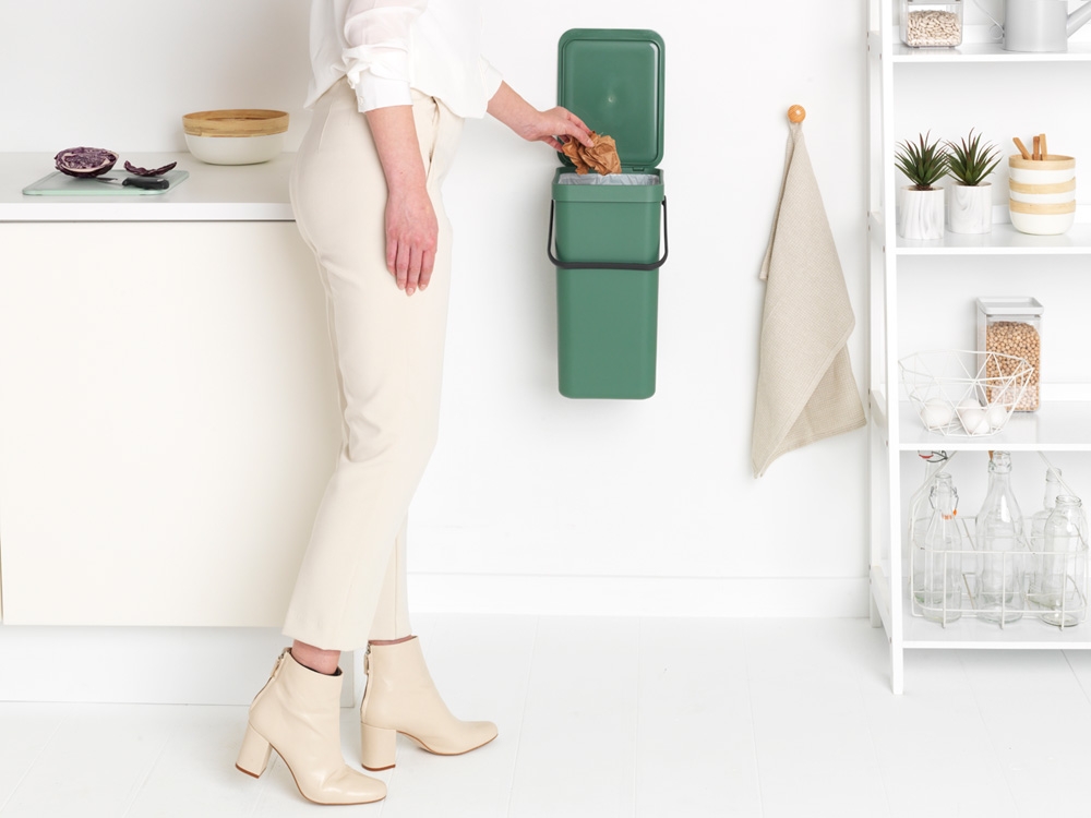 Brabantia Sort & Go kosz na śmieci 16 l zielony 129827