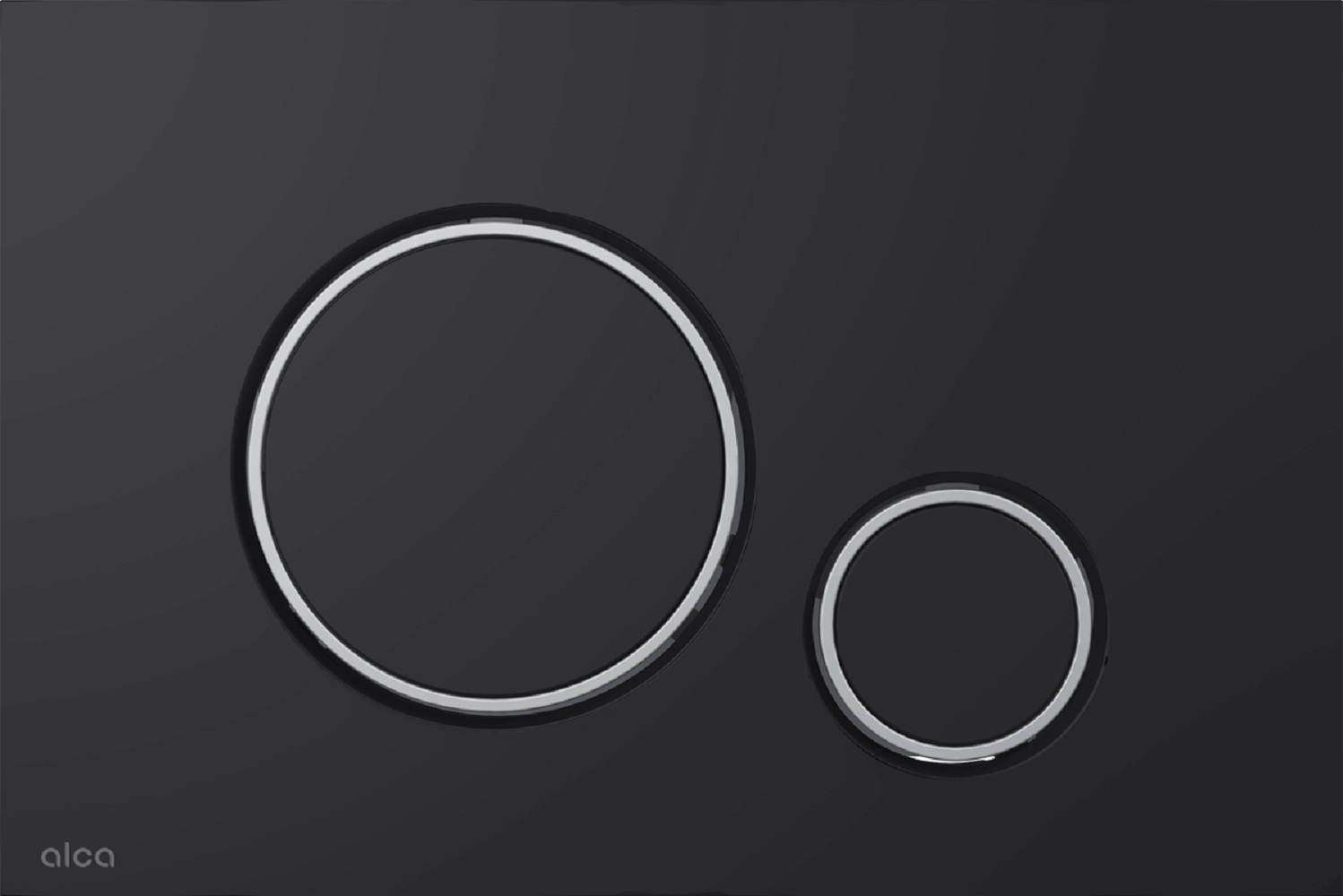 Alca Thin przycisk spłukujący do WC czarny M778