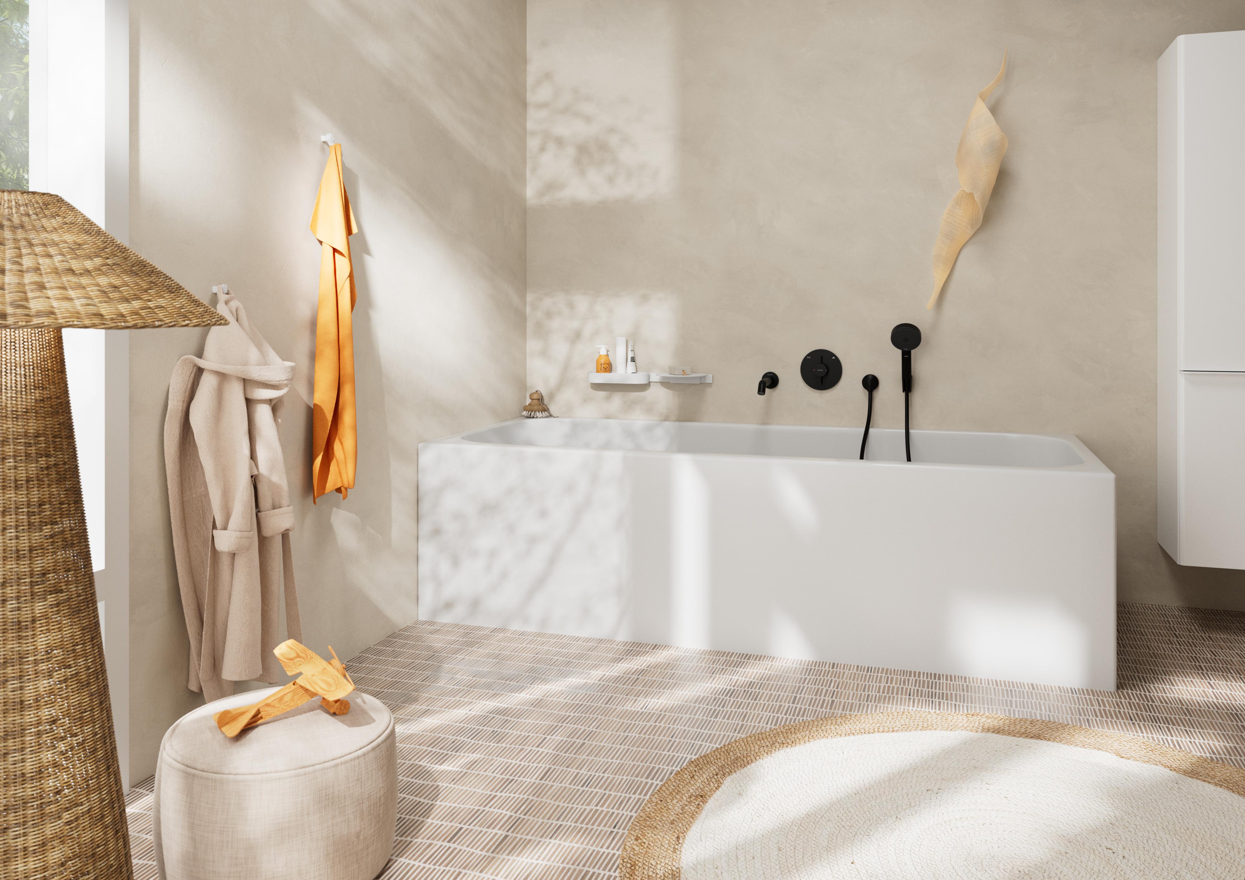 Hansgrohe Tecturis S wylewka wannowa czarny mat 73411670