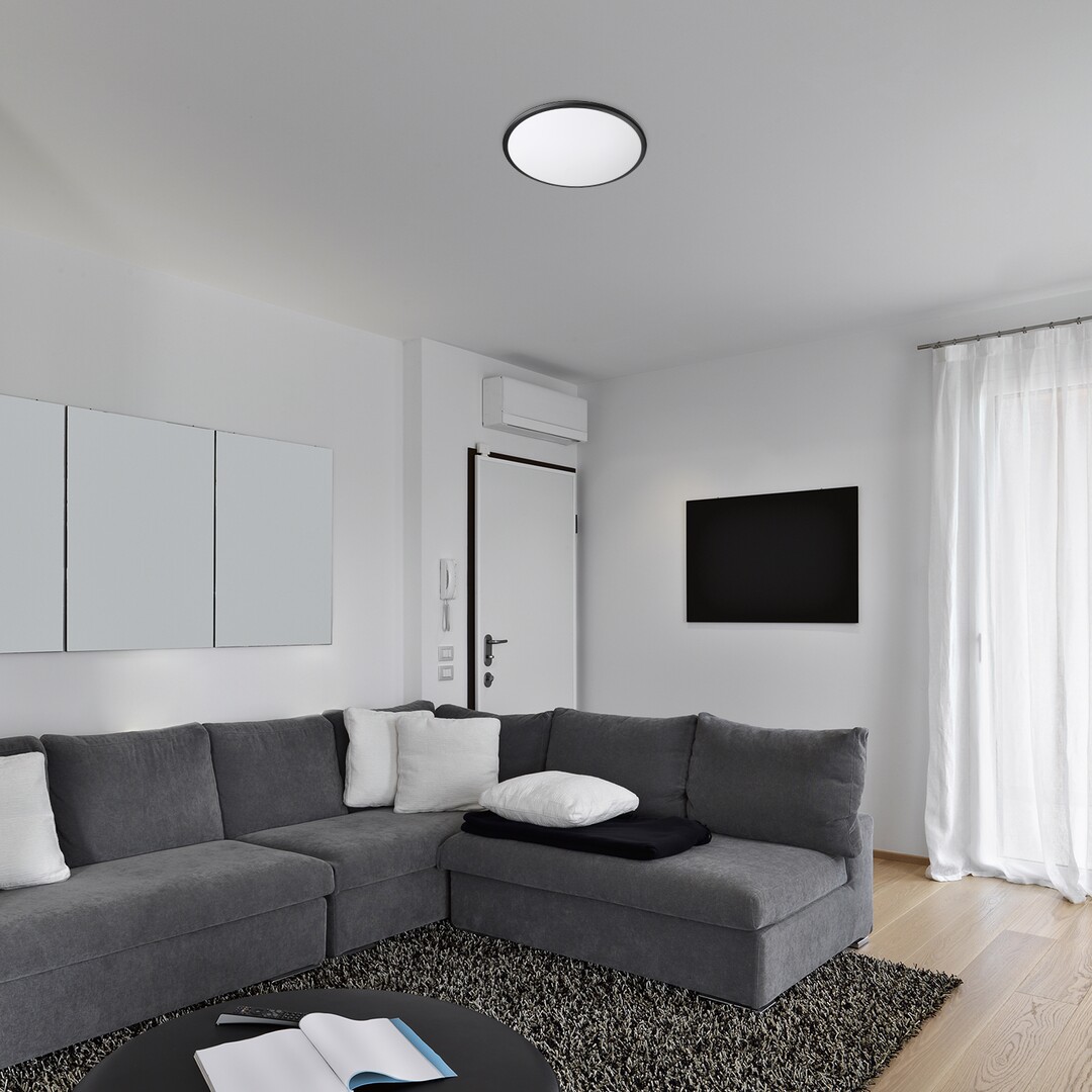 Rabalux Engon plafon 1x18W LED czarny/biały 71126