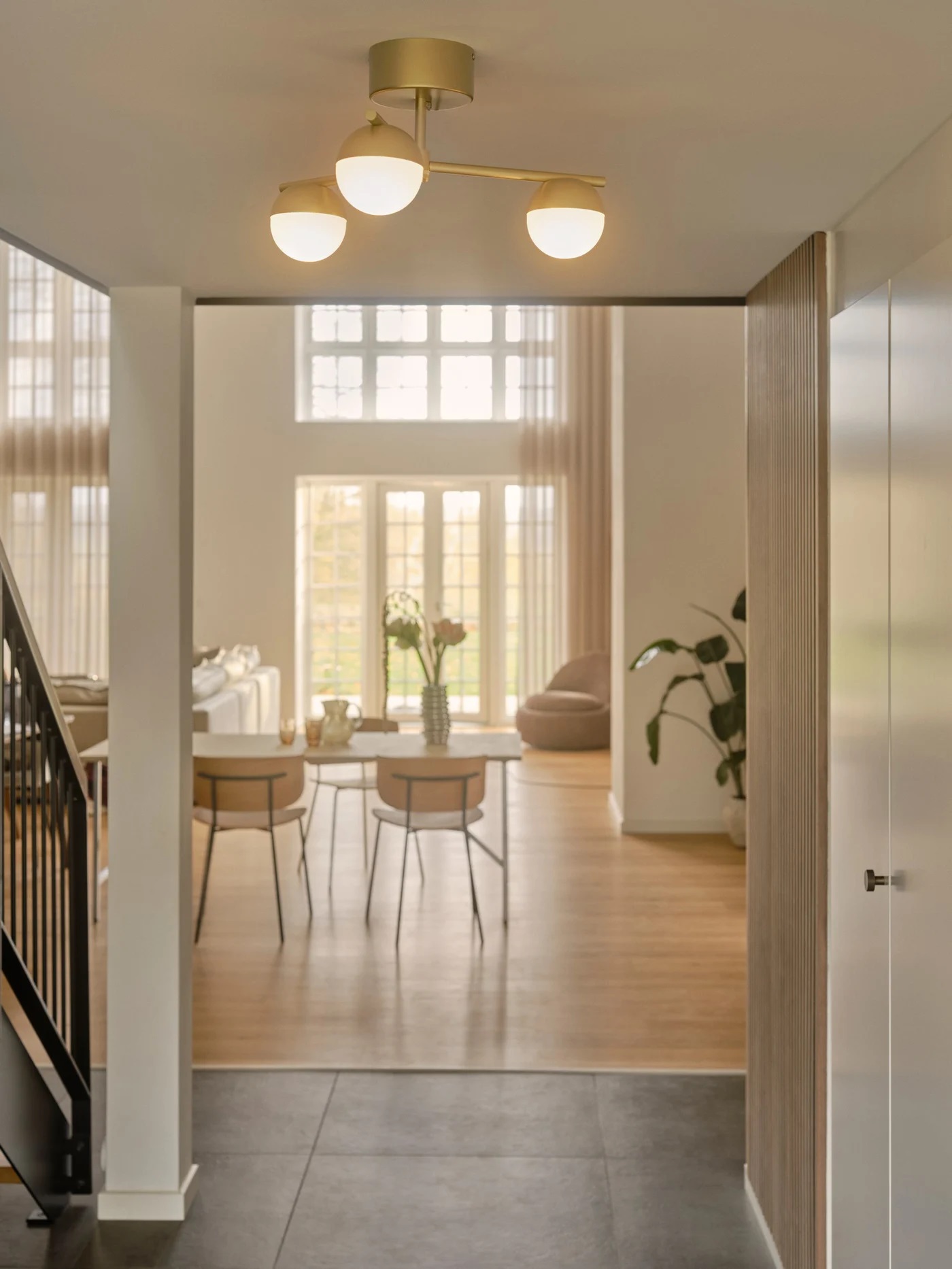 Nordlux Contina lampa wisząca 3x5 W mosiądz szczotkowany 2512096035