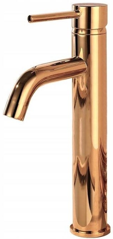 Rea Lungo Rose Gold bateria umywalkowa stojąca wysoka różowe złoto REA-B6321 - Wysyłka w 24h
