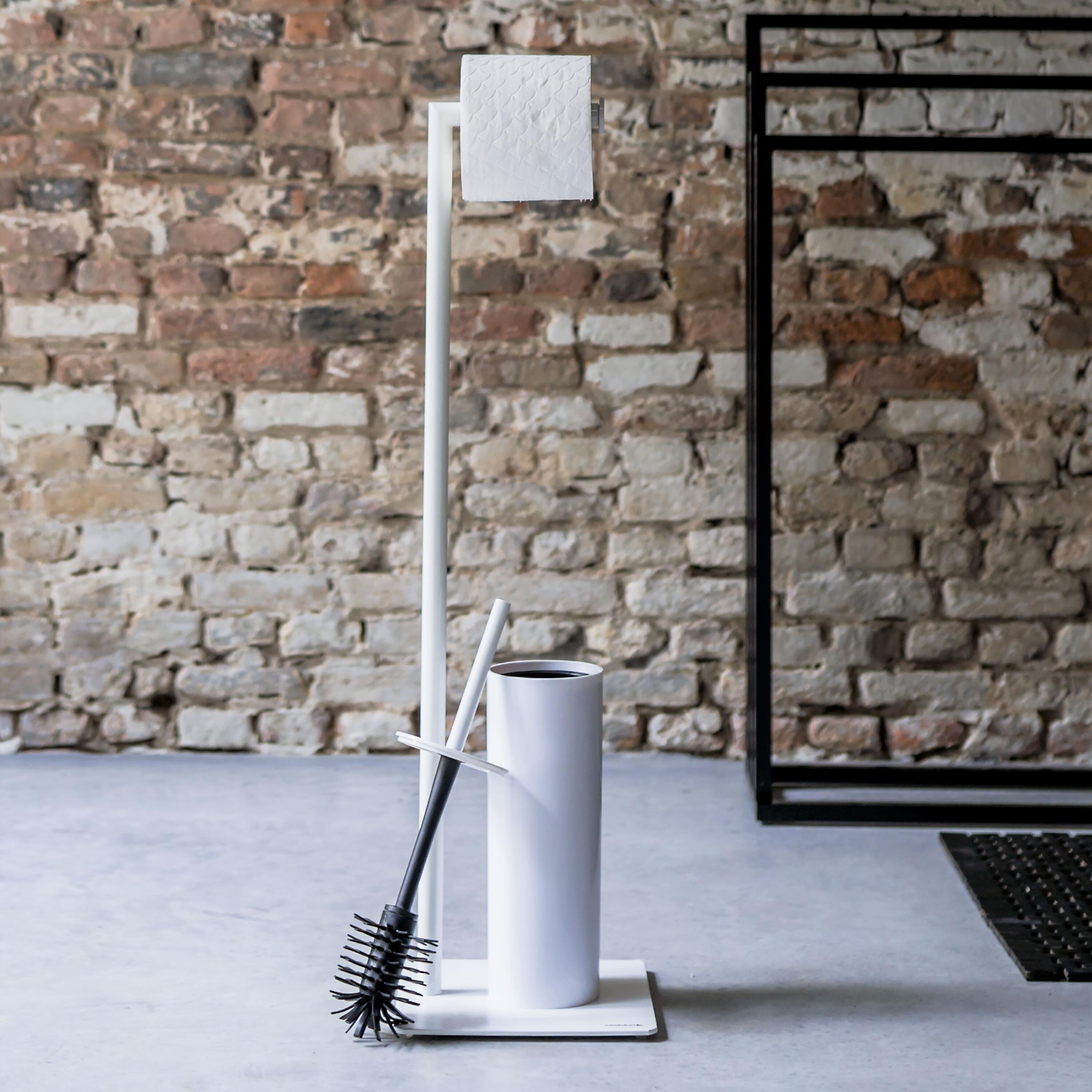 Sealskin Tube stojak ze szczotką do WC biały 800289