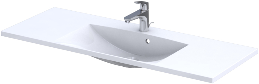 Oristo Amelia umywalka 120,2x46 cm meblowa prostokątna biała UME-AM-120-92-C - Wysyłka w 24h