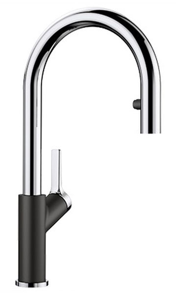 Blanco Carena-S Vario bateria kuchenna stojąca Silgranit czarny/chrom 526172