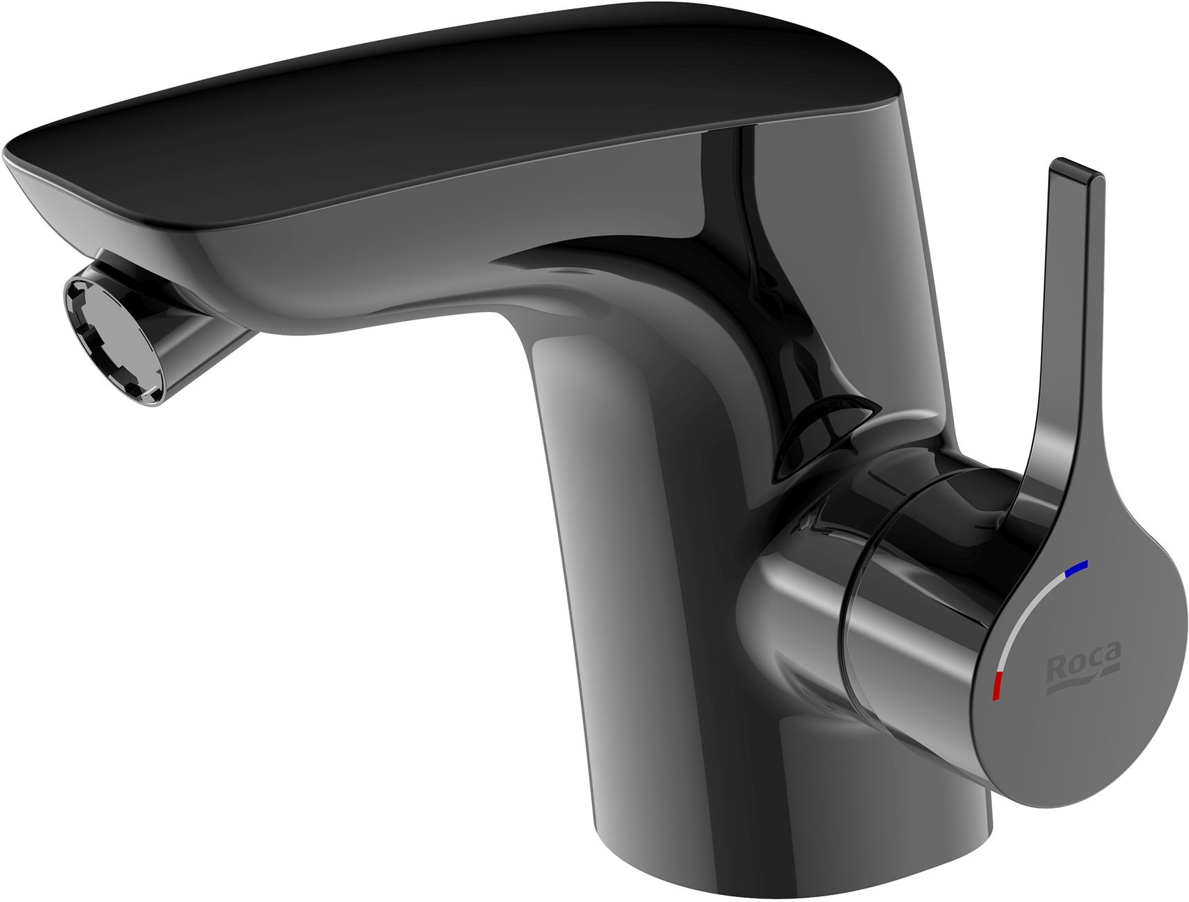 Roca Insignia Black bateria bidetowa stojąca czarna A5A6A3ACN0