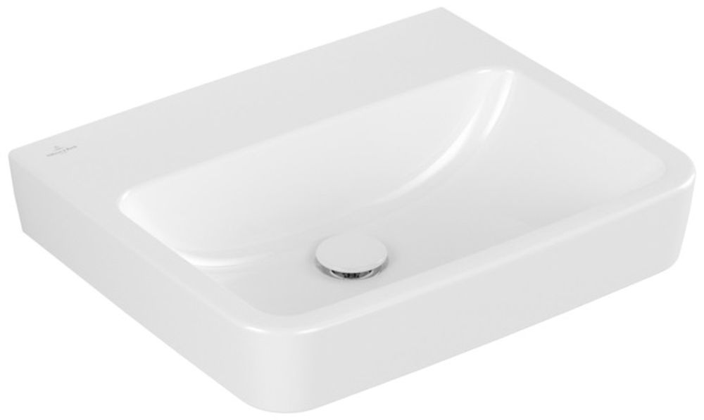 Villeroy & Boch O.Novo umywalka 55x46 cm prostokątna ścienna Weiss Alpin 4A415801