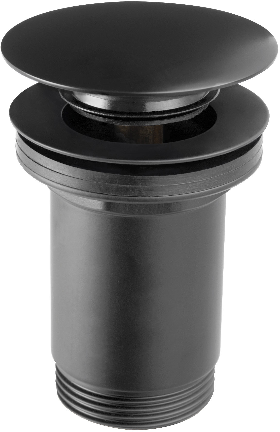 Ferro Rotondo korek do umywalki czarny mat S285-BL-B