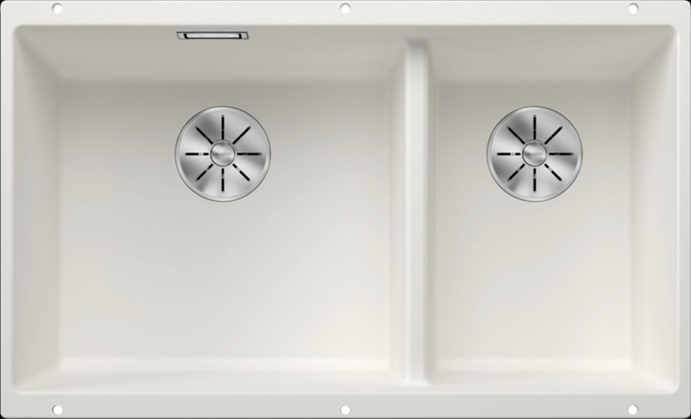 Blanco Subline zlewozmywak 75x46 cm z Silgranit PuraDur delikatny biały 527167