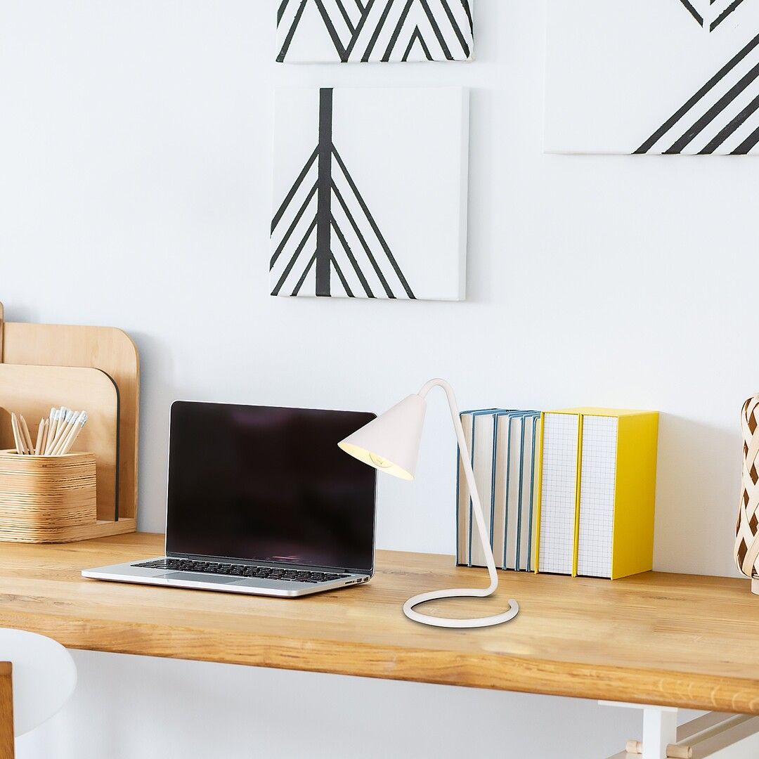 Rabalux Monty lampa stołowa 1x40W biała 3089