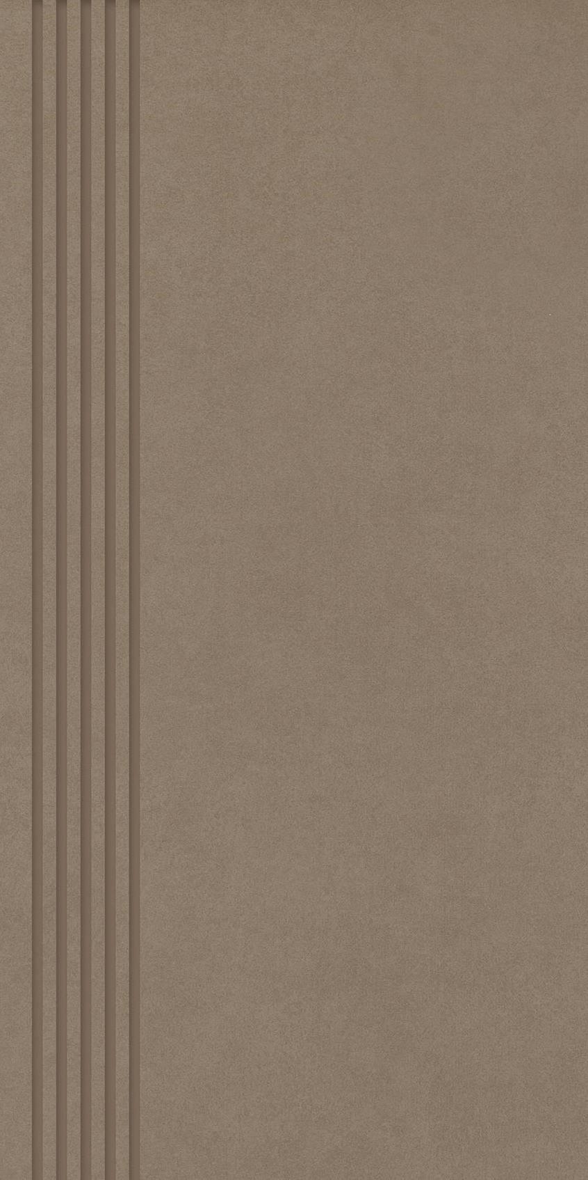 Paradyż Intero stopnica 29,8x59,8 cm prosta nacinana mocca brązowy mat