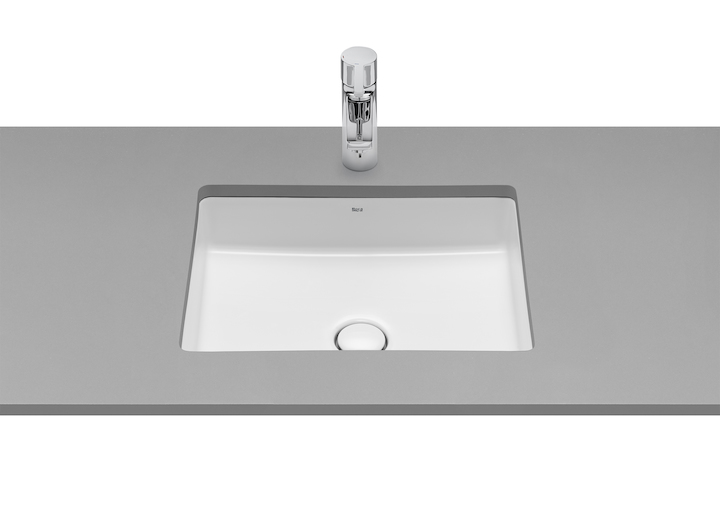 Roca Inspira umywalka 43x32,5 cm podblatowa prostokątna Supraglaze biała A327536S00