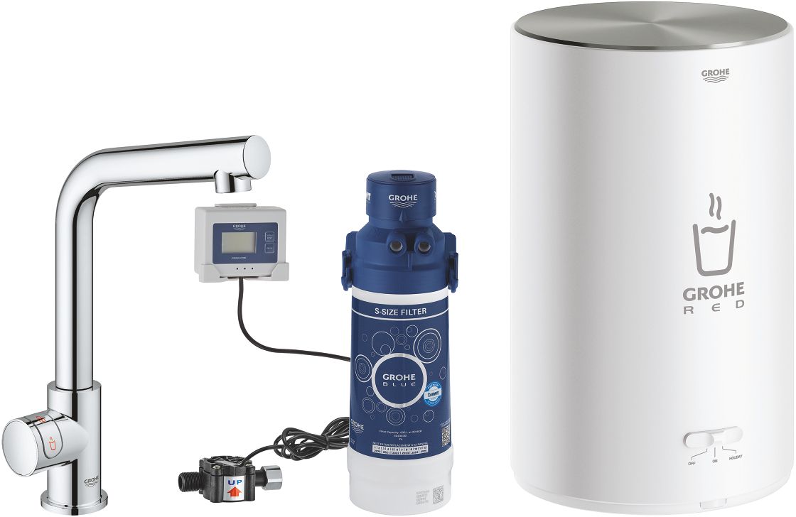 Grohe Red zawór kuchenny z bojlerem stojąca StarLight Chrome 30339001