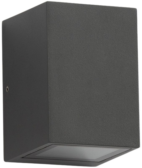 Leds C4 Afrodita kinkiet zewnętrzny 1x8W LED miejski szary 05-E054-Z5-37