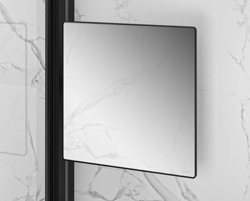 Hüppe Select+ Mirror lusterko pod prysznic ruchome black edition SL2301123