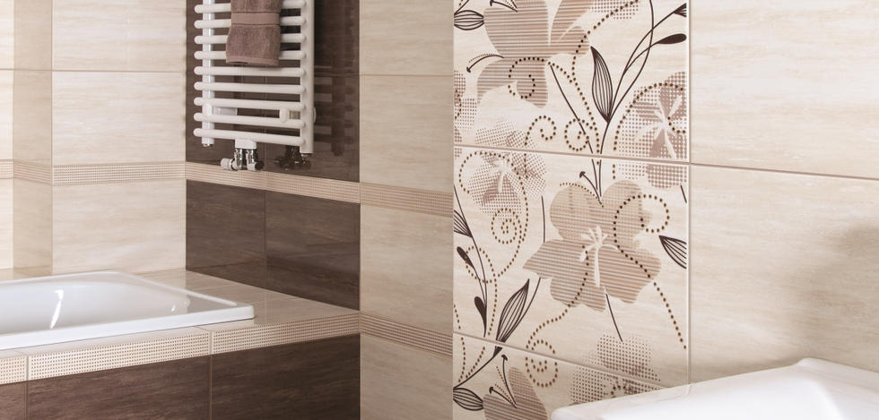 Paradyż Doppia/Doppio płytka ścienna 40x25 cm beżowa