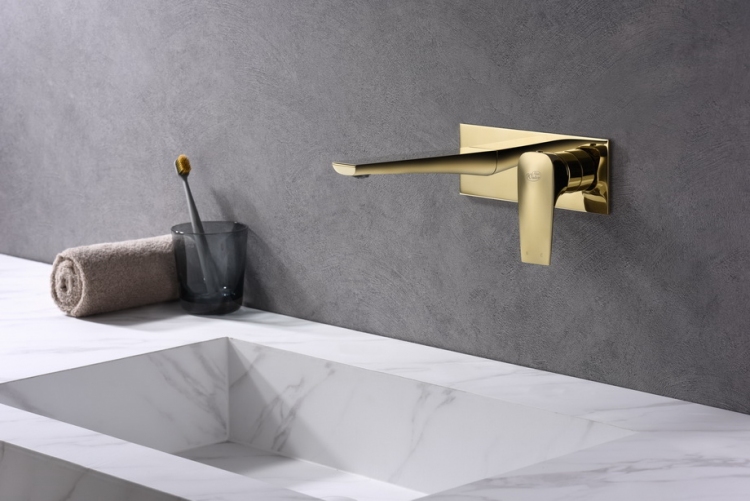 Blue Water Monaco bateria umywalkowa podtynkowa złoty połysk MON-BPU.110ZŁOTY - Wysyłka w 24h