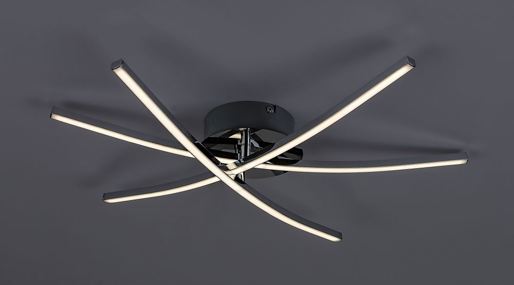 Rabalux Cyclone lampa podsufitowa 1x21 W LED chrom/biały 4606