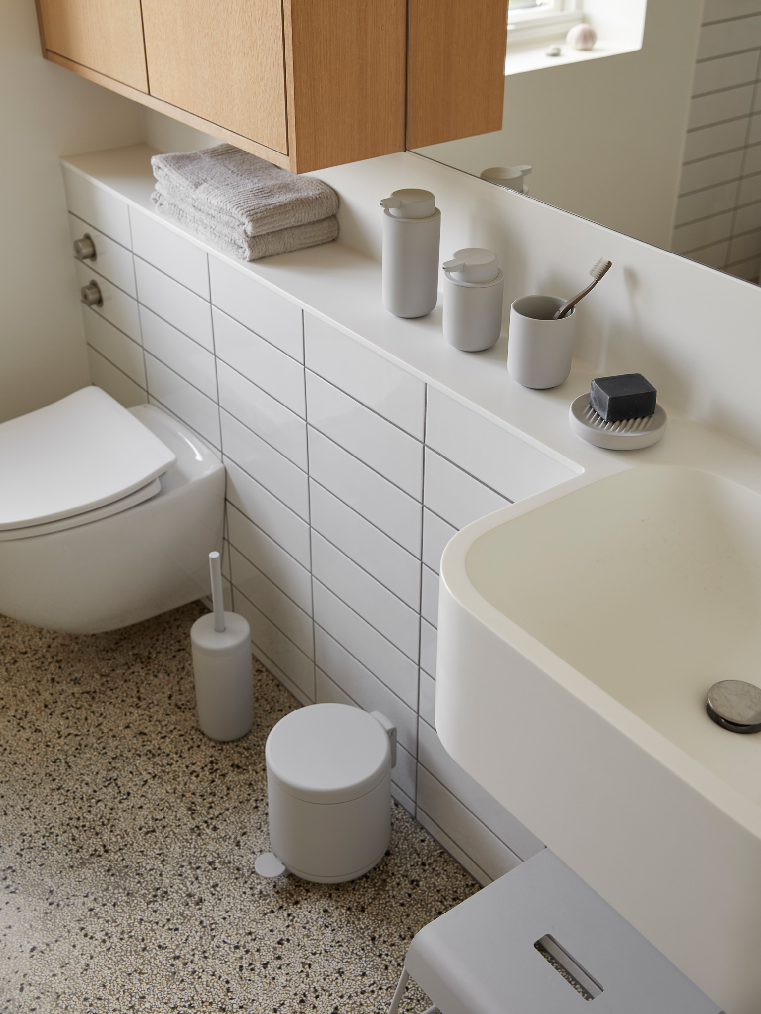 Zone Denmark Classic ręcznik 100x50 cm bawełniany szary 331181