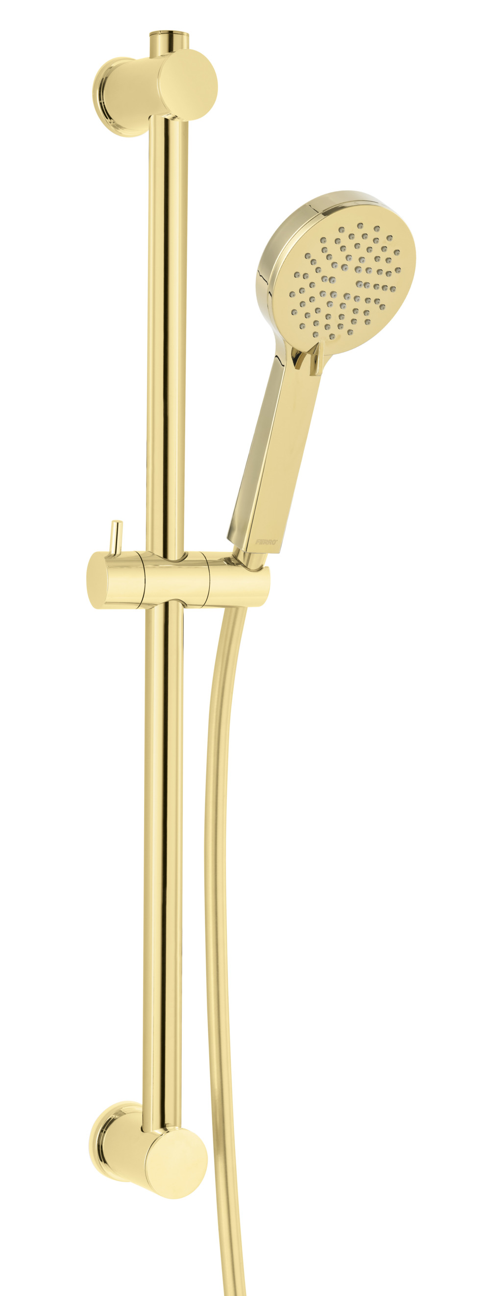 Ferro Rillo zestaw prysznicowy ścienny złoty N365G - Wysyłka w 24h