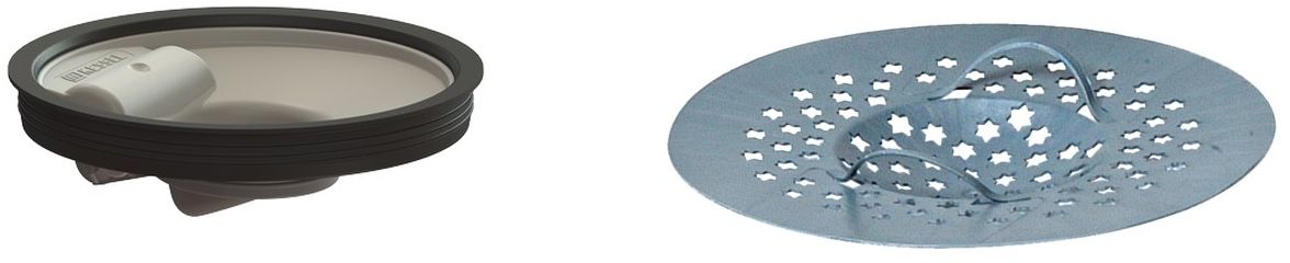 Zestaw Kessel Multistop syfon suchy z sitkiem na zanieczyszczenia (48500, 48700)