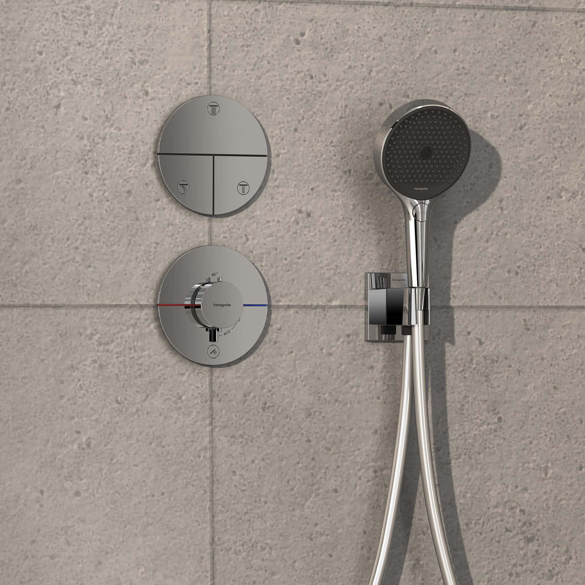 Hansgrohe ShowerSelect Comfort S bateria prysznicowa podtynkowa termostatyczna chrom 15562000
