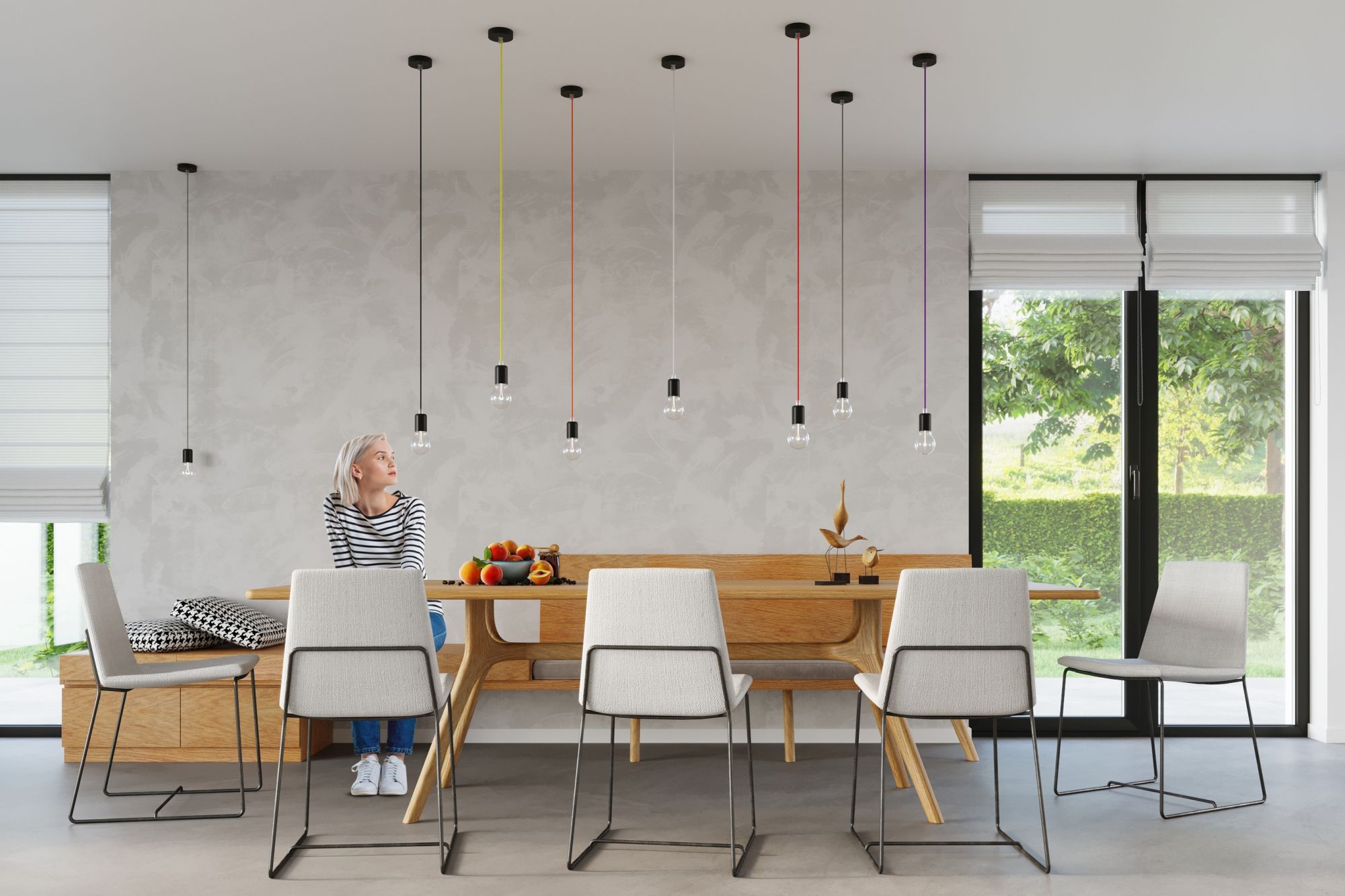 Sollux Lighting Edison lampa wisząca 1x60W czarna SL.0152