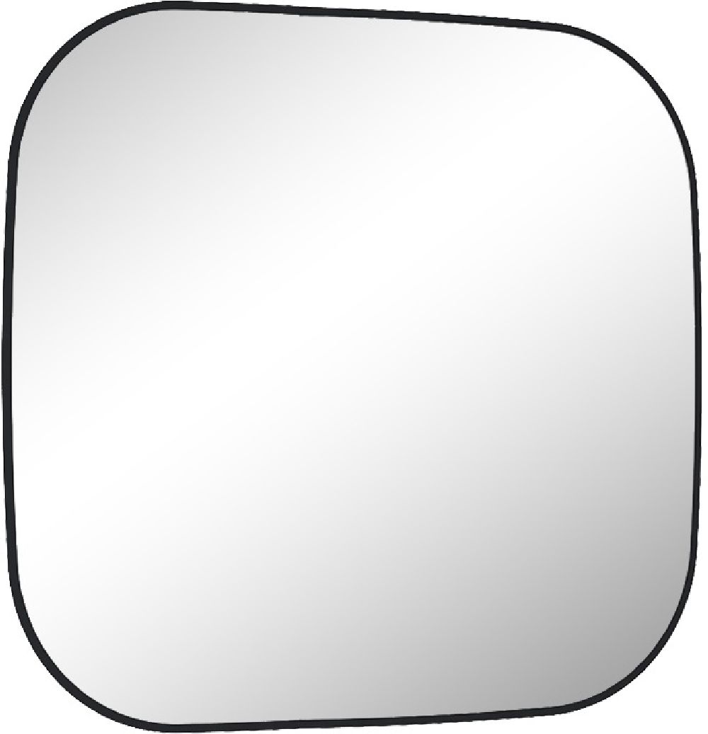 Elita Sharon lustro 80x70 cm owalne z oświetleniem czarny RE060800010560