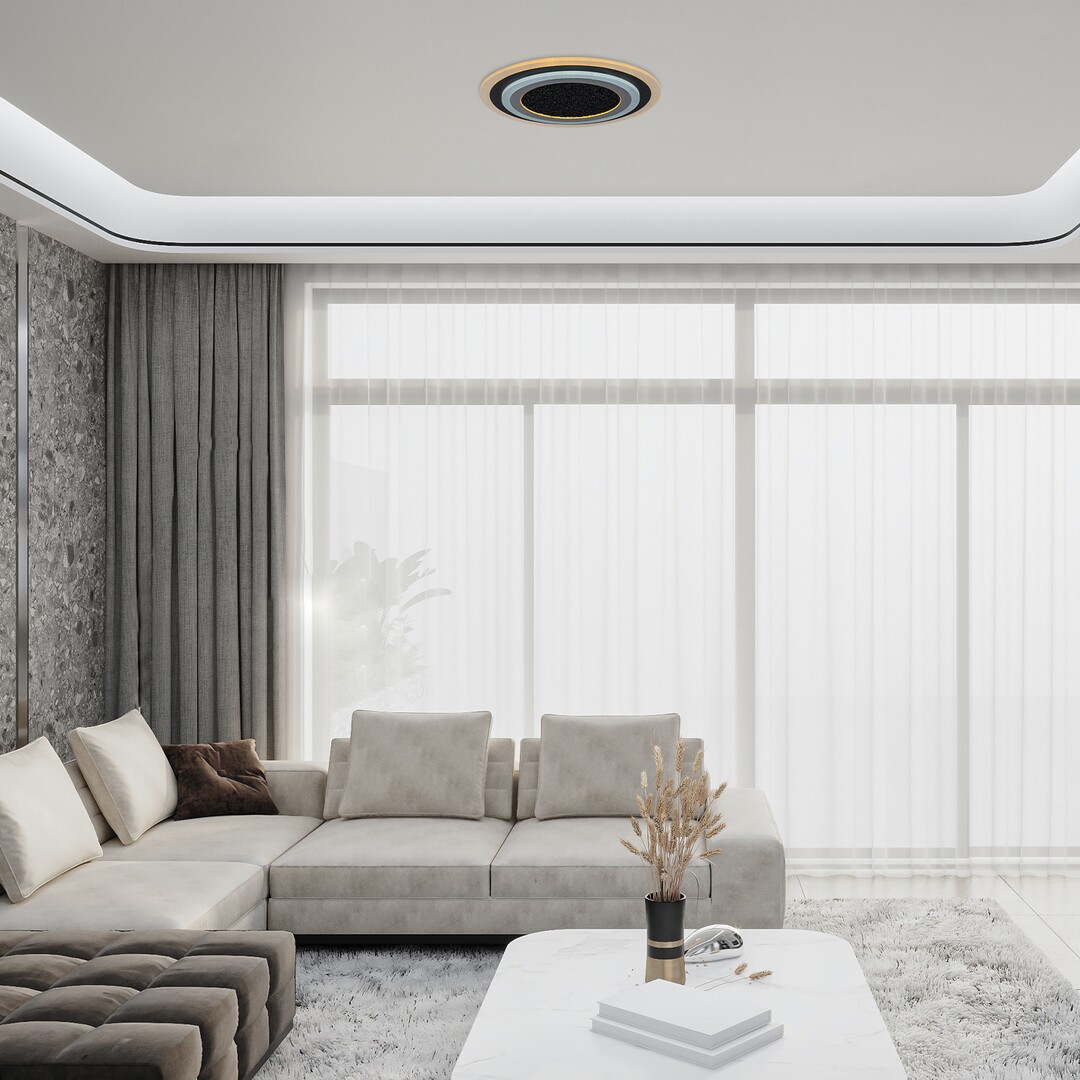 Rabalux Taneli 2 lampa podsufitowa 1x56 W biała-czarna-chrom 71316 - Wysyłka w 24h