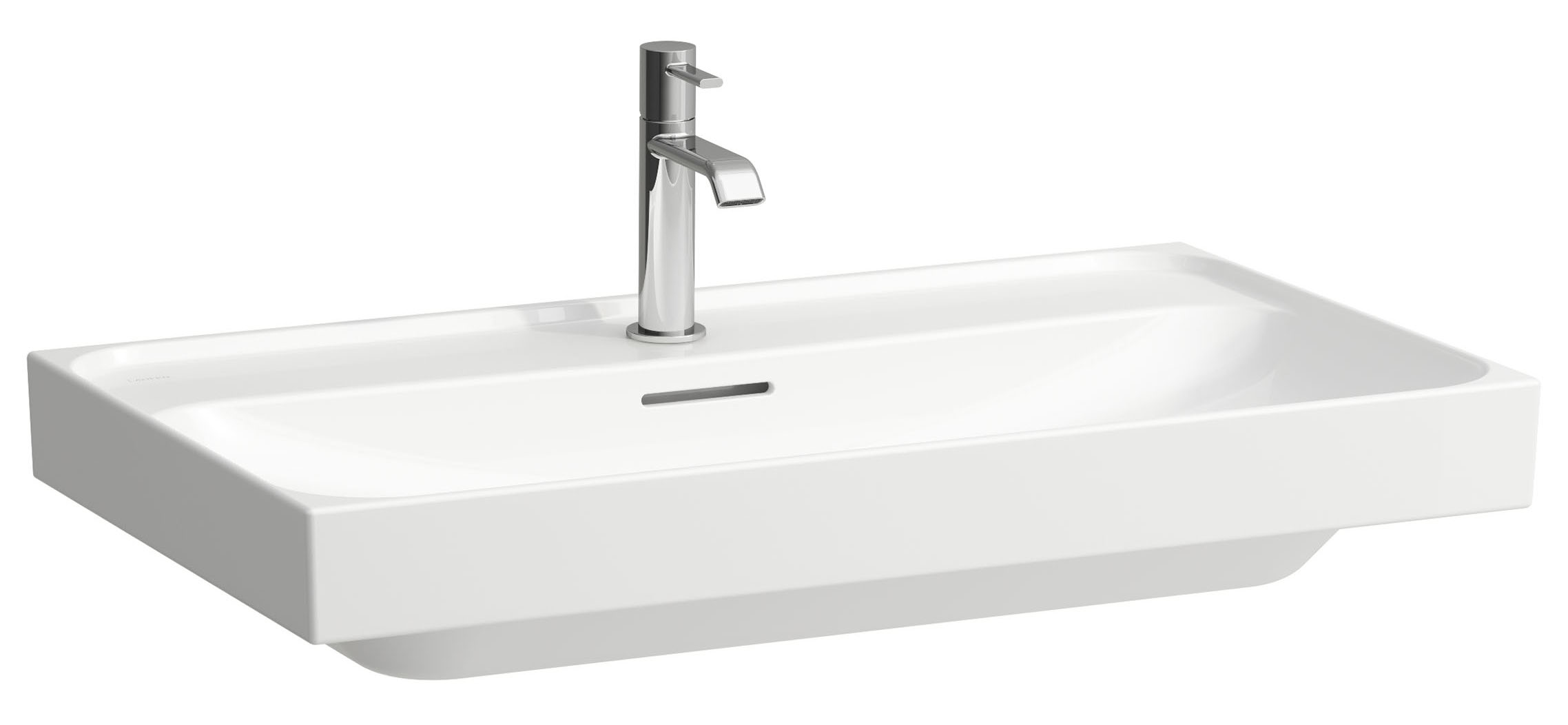 Laufen Meda umywalka 80x46 cm prostokątna ścienna biała H8161177571091