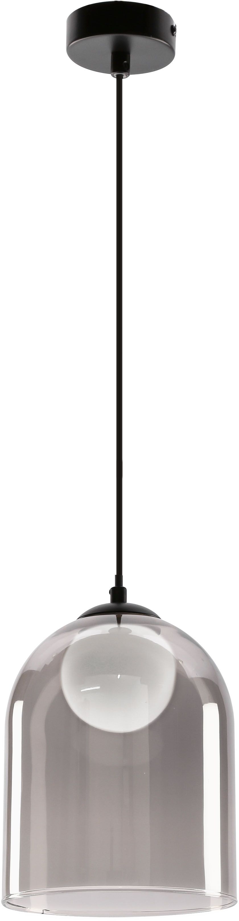 Candellux Klea lampa wisząca 1x15 W czarna 31-38340