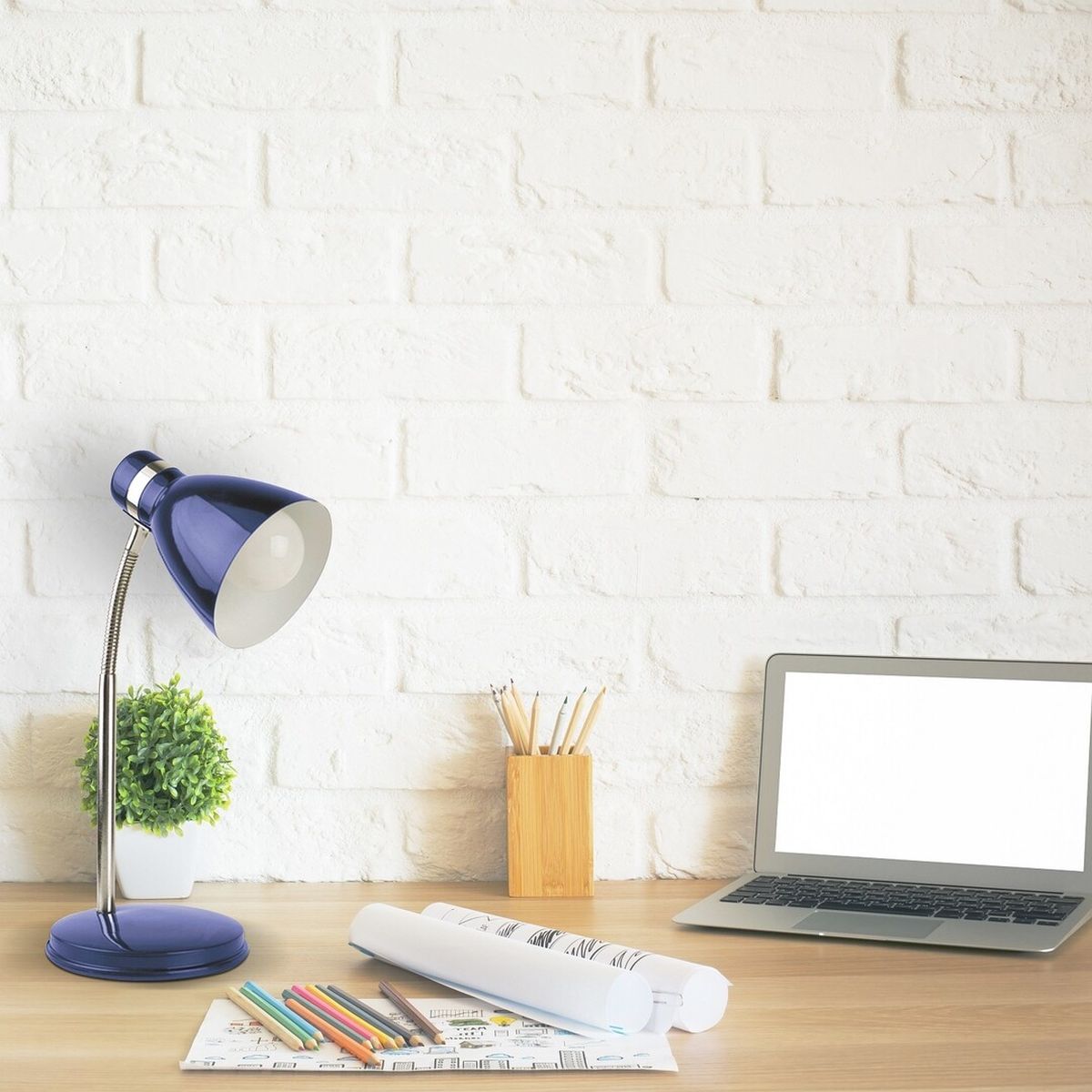 Rabalux Patric lampa biurkowa 1x40W niebieska 4207