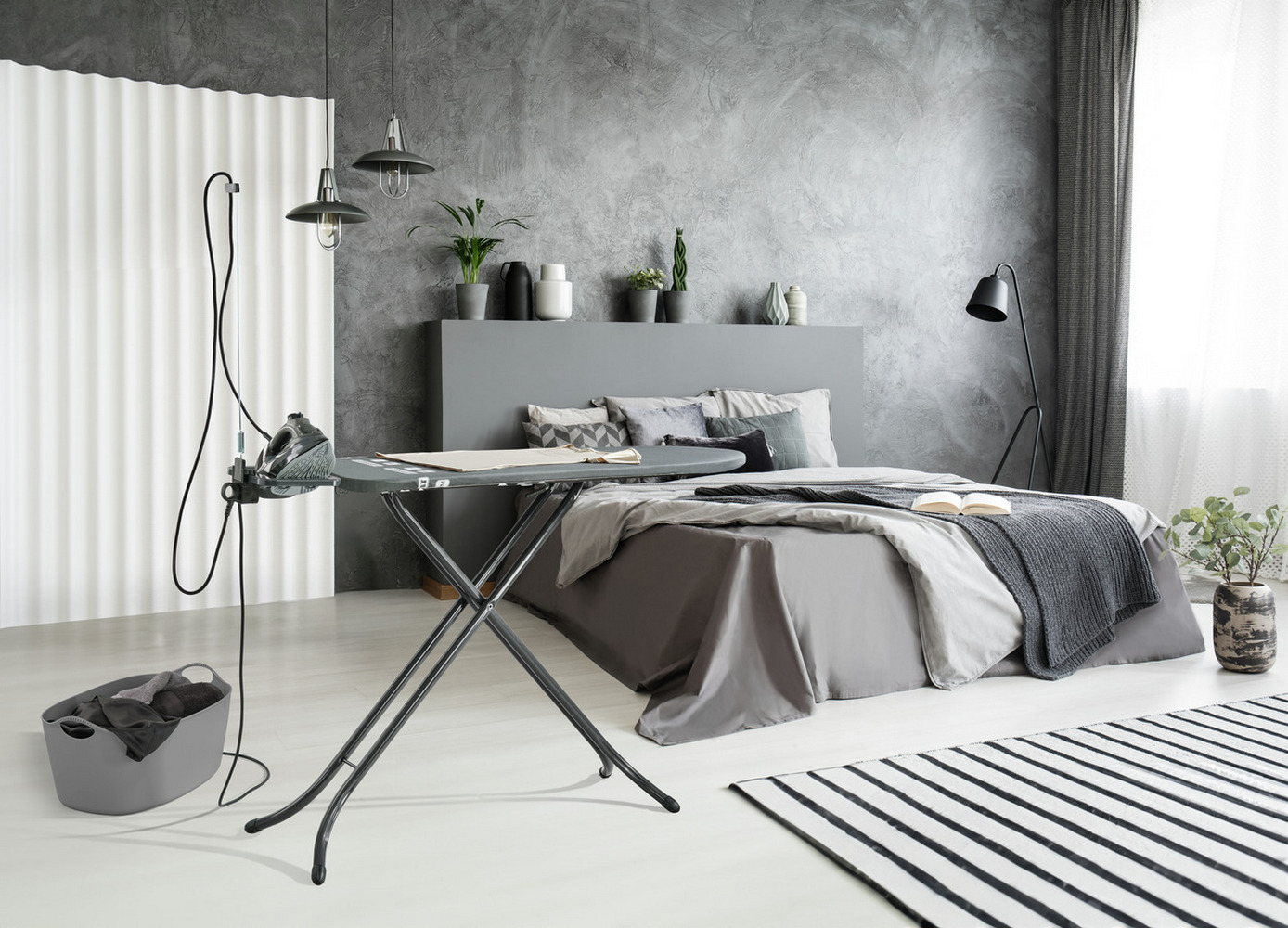 Leifheit Air Board M Black Plus NF deska do prasowania 120x38 cm czarny 72485