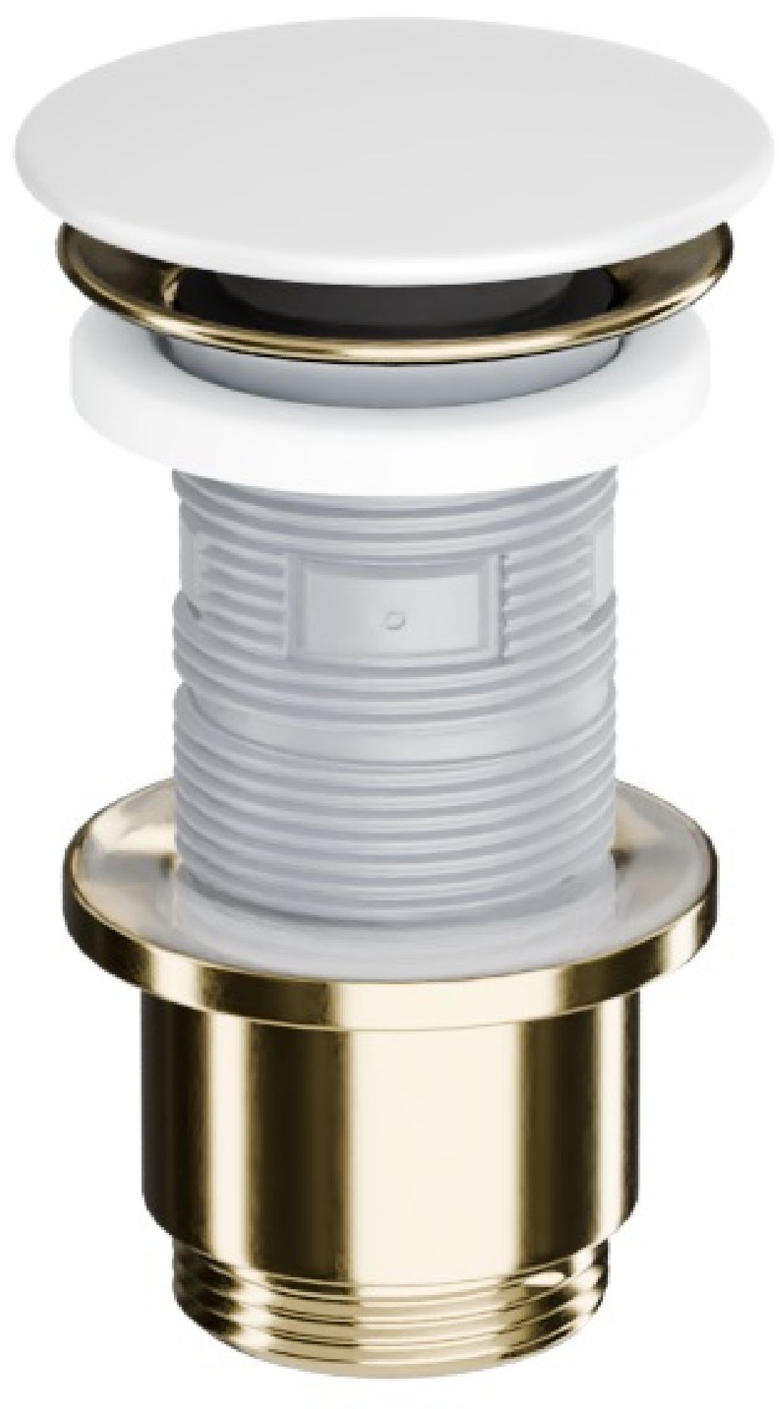 Excellent Design korek do umywalki złoty połysk/śnieżnobiały ARIN.1485.K.02.WHGL