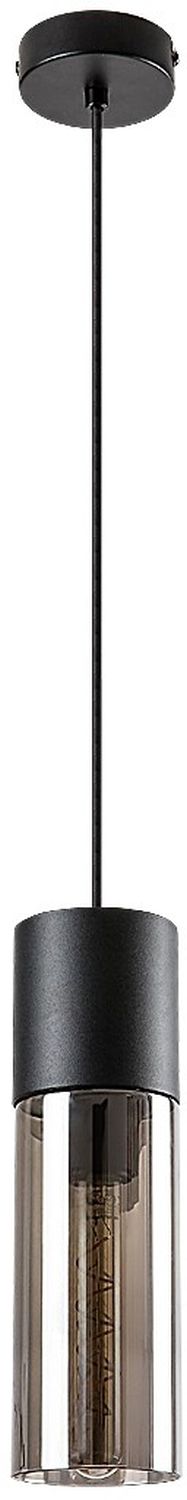 Rabalux Ronno lampa wisząca 1x25W czarny/szkło dymne 72051 - Wysyłka w 24h