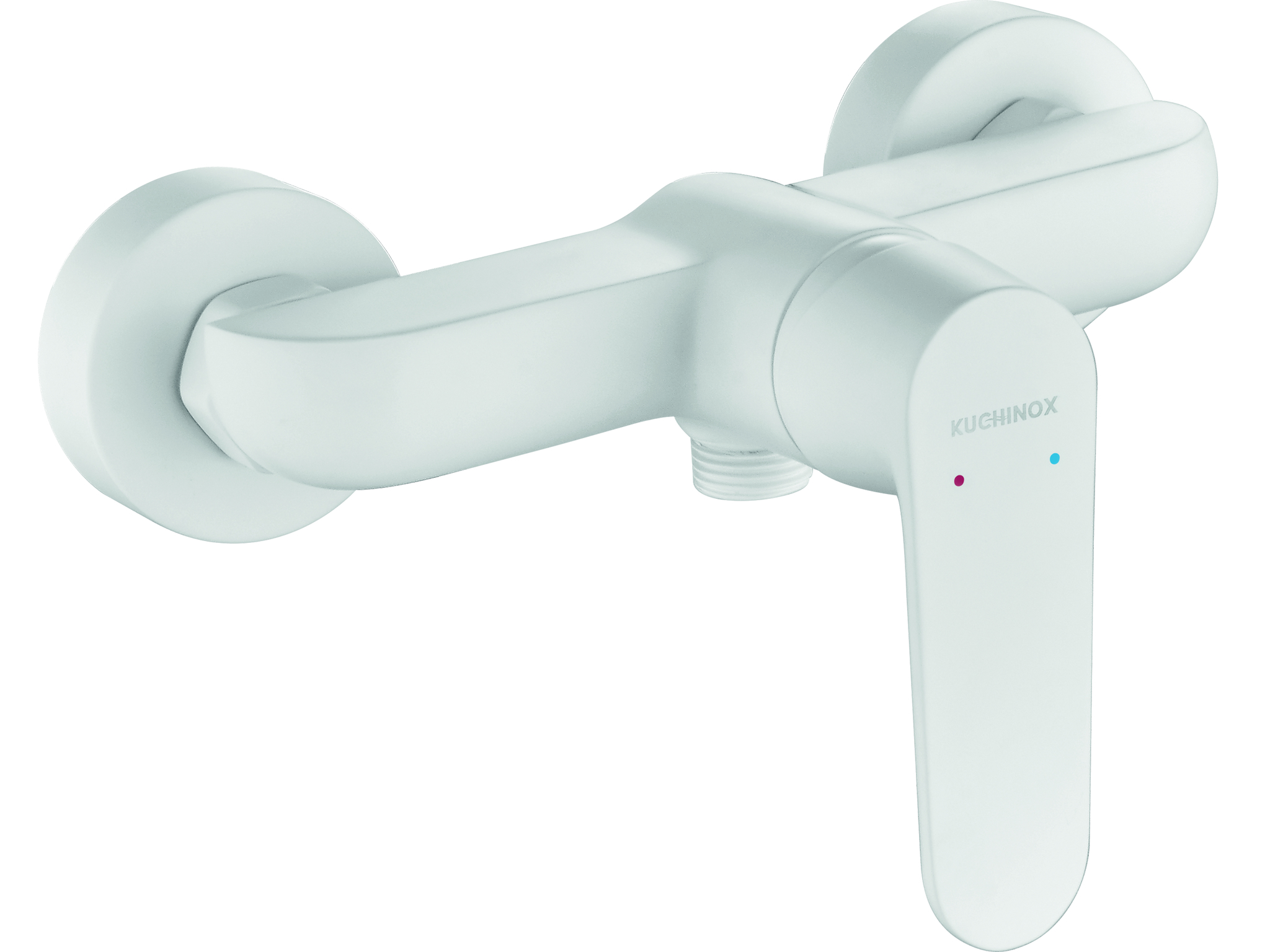 Kuchinox Dima bateria prysznicowa ścienna biały mat BQD640D