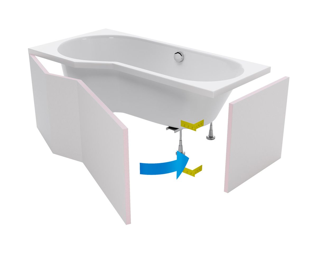 Excellent Flex obudowa do wanny Be Spot OBEX.BSF.16WH