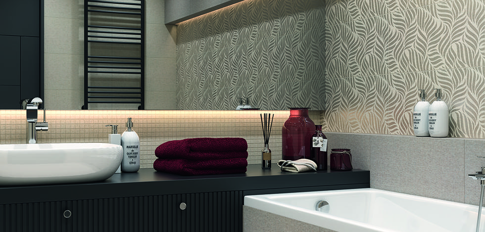 Paradyż Symetry płytka ścienna 30x60 cm beżowa