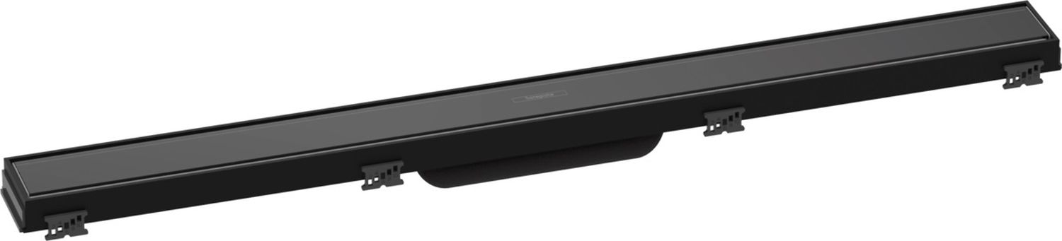 Hansgrohe Raindrain Match element zewnętrzny odpływu 80 cm liniowy czarny 56038610