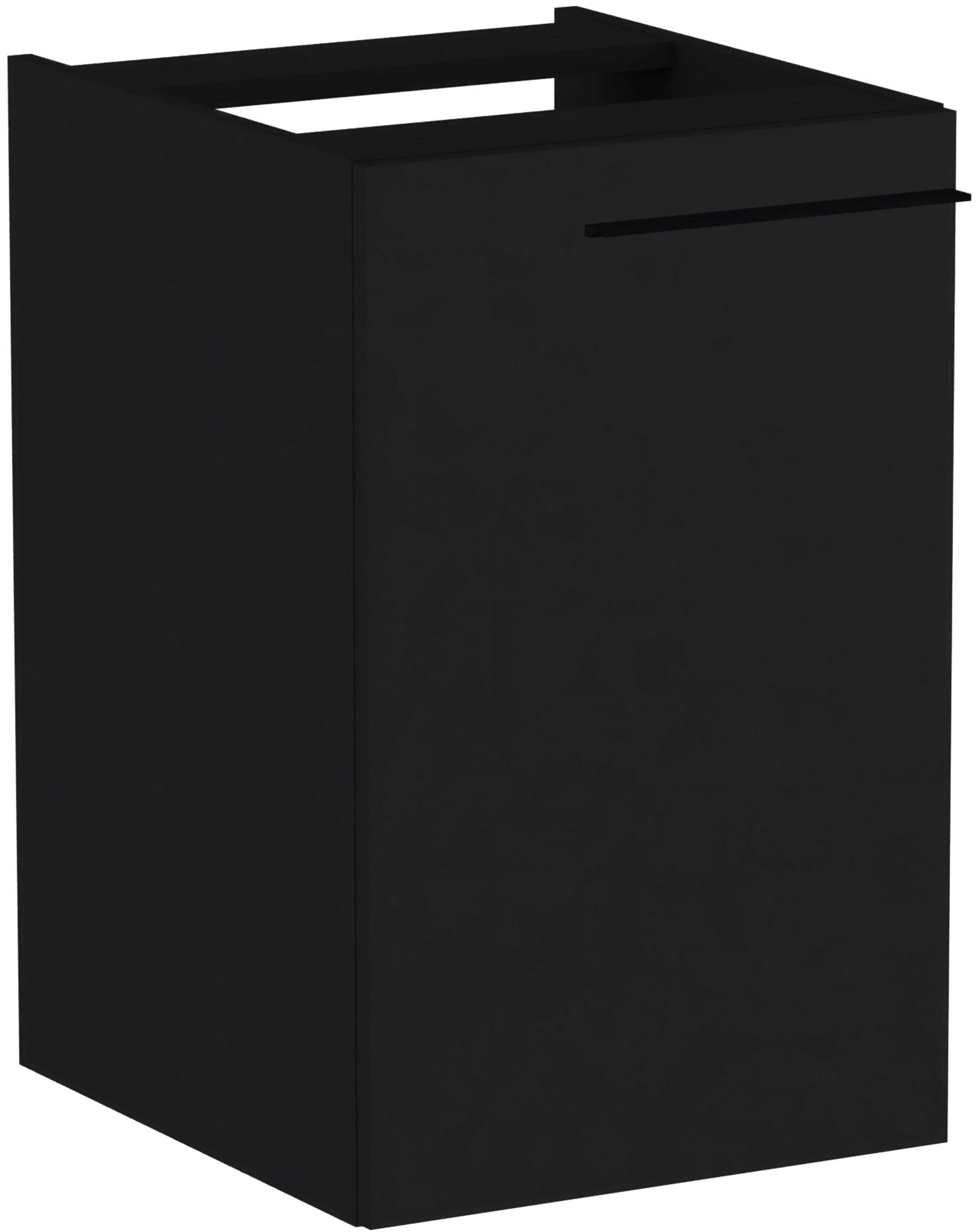 Roca Ella kontener 40 cm wiszący z koszem cargo czarny mat A857774532 - Wysyłka w 24h