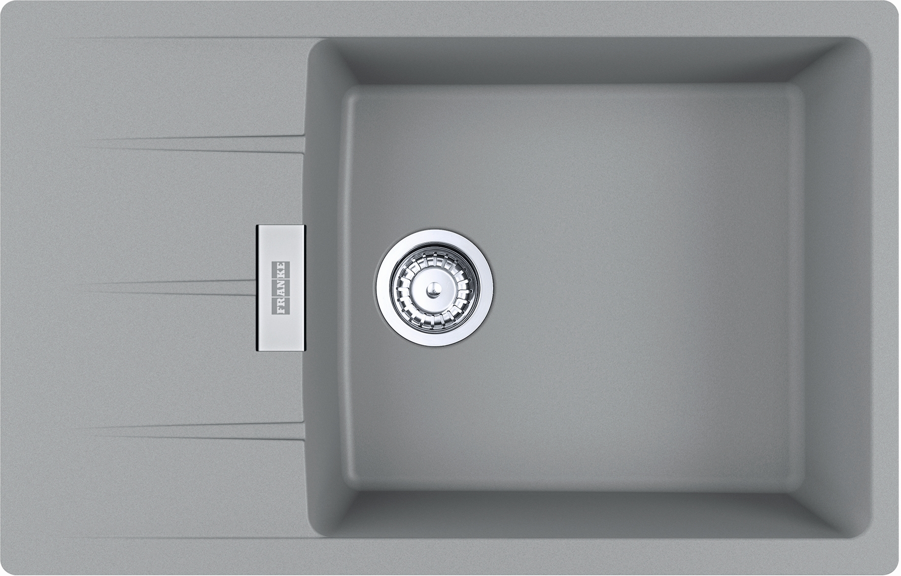 Franke Centro CNG 611-78 XL GSC zlewozmywak 78x50 cm Fragranite kamienny szary 114.0687.325