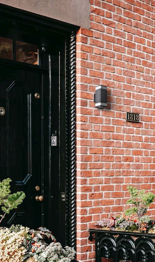 Kaja Tamiza kinkiet zewnętrzny 2x28 W czarny K-8207