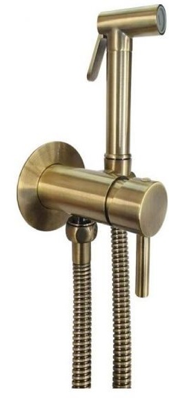 Paffoni Peonia bateria bidetowa podtynkowa stare złoto ZDUP110BR