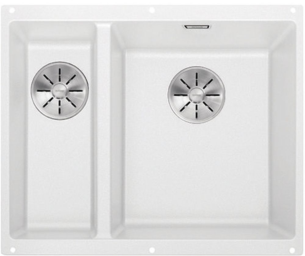 Blanco Subline 340/160-U zlewozmywak granitowy 52,5x40 cm biały 523562