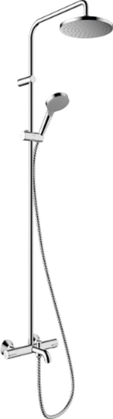 Hansgrohe Vernis Blend zestaw prysznicowy ścienny termostatyczny z deszczownicą chrom 26079000